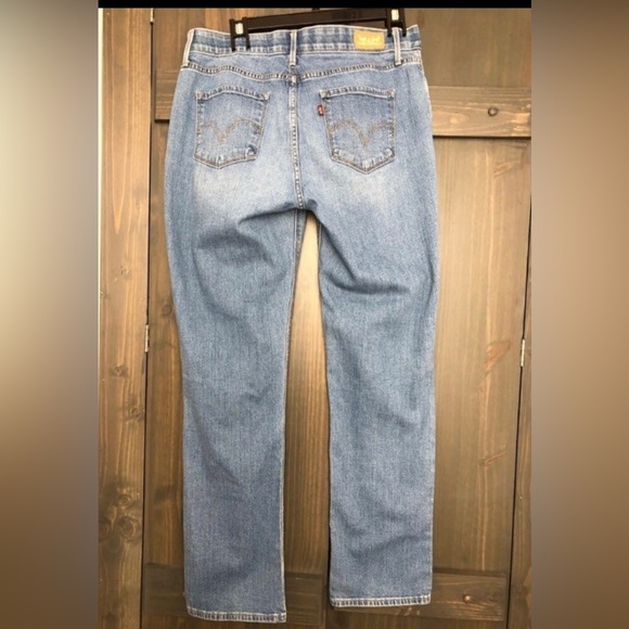 Levi’s 525 perfect waist light wash jeans size 12 - Picture 2 of 4